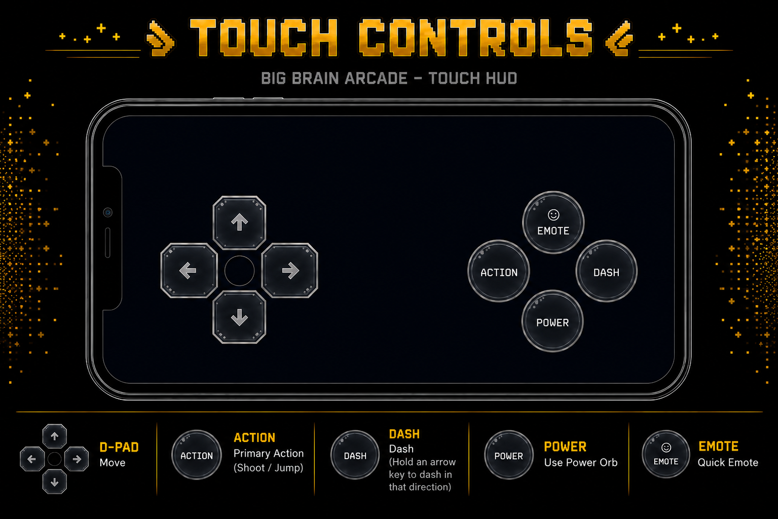 Touch controls